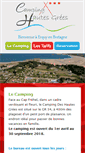 Mobile Screenshot of camping-hautes-grees.com